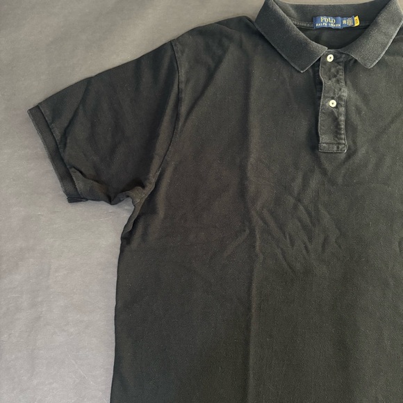 The Iconic Mesh Polo Shirt Black Big & Tall 3XB 3TG - Picture 6 of 10